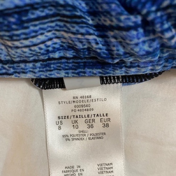 Magicsuit tankini top, blue, size 8 NWT - Picture 3 of 3